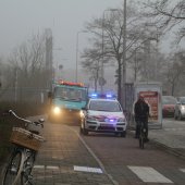 Dieplader met pech Sandtlaan Rijnsburg